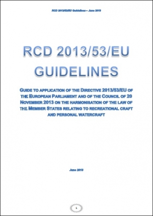 RCD 2013/53/EU Guidelines - June 2018