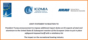EBI, NMMA and ICOMIA joint statement on trade war